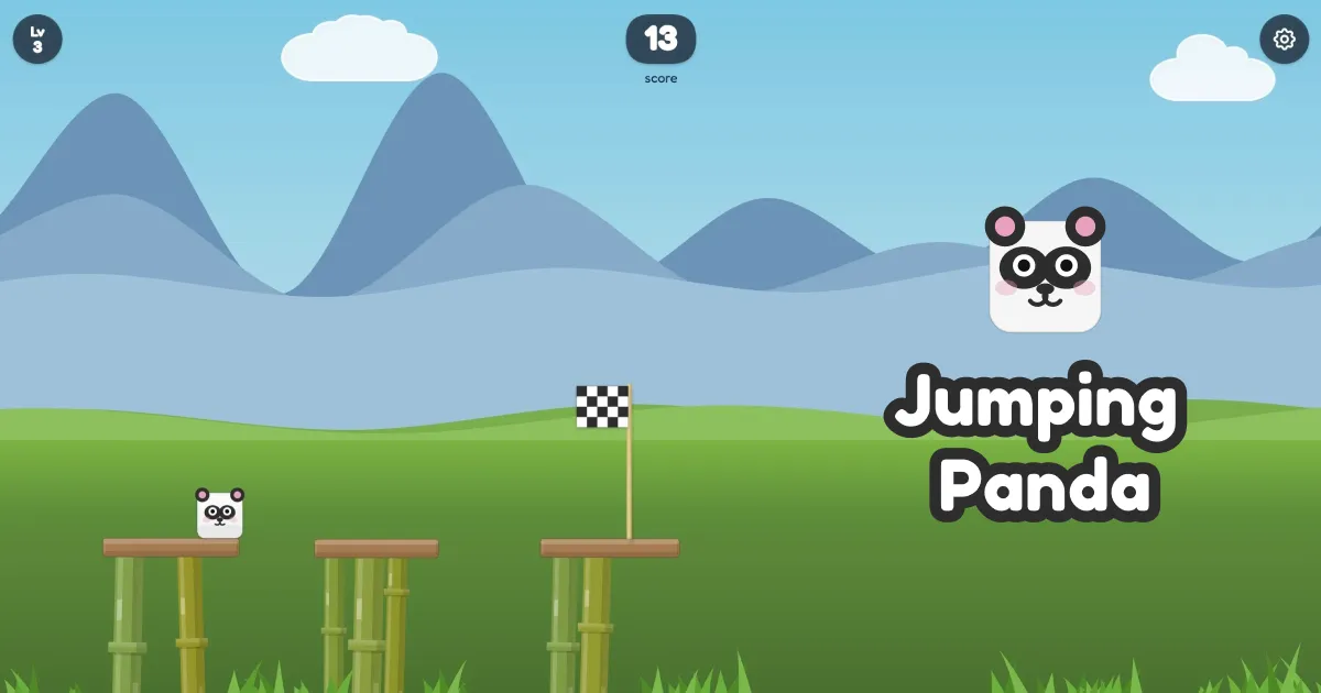 Jumping Panda — arcade platformer game