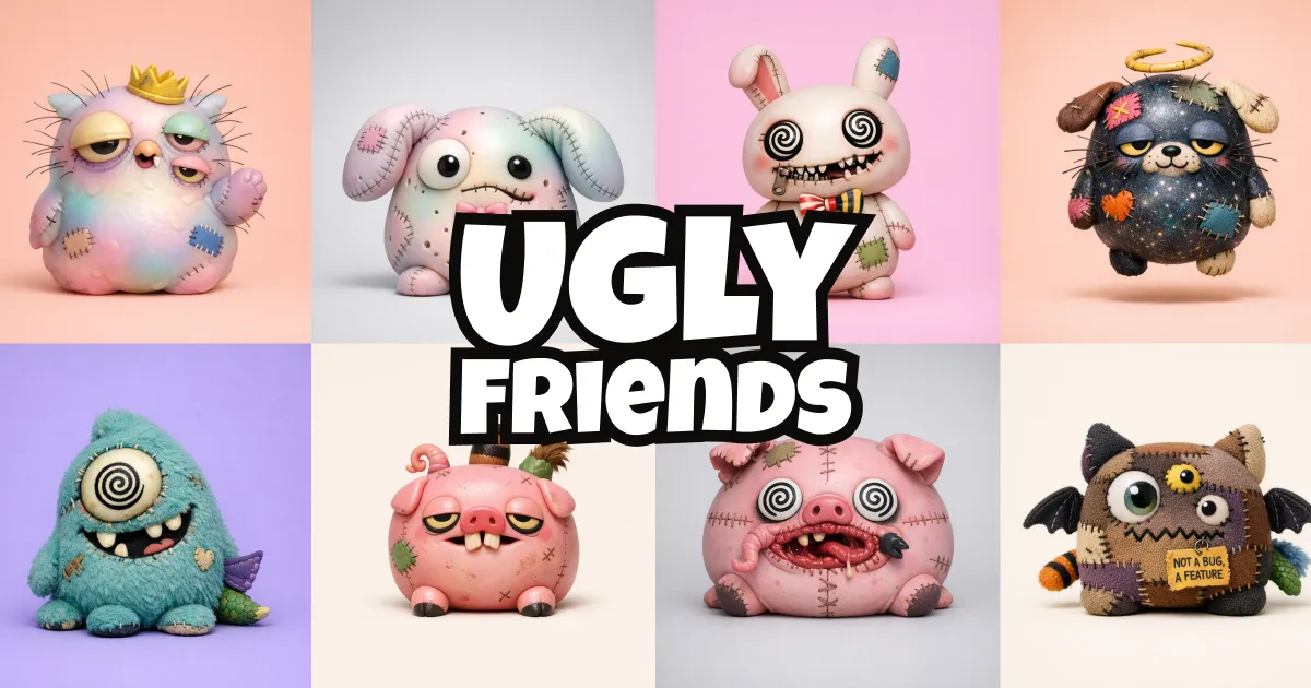 Ugly Friends — AI-generated collectible creatures